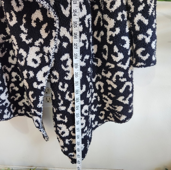 UGG Phoebe Knit Wrap Long Sleeve Cardigan Leopard Print Size L Women Soft - Picture 16 of 16